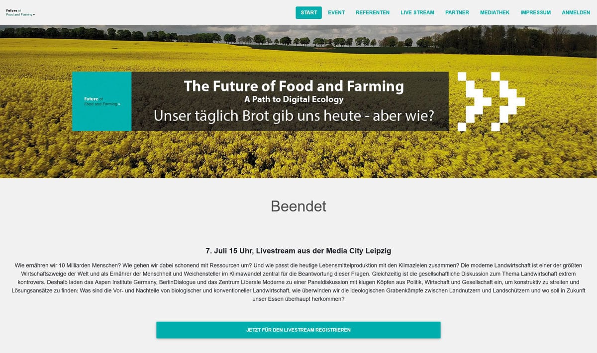 Xcom.live The Futur of Food and Farming